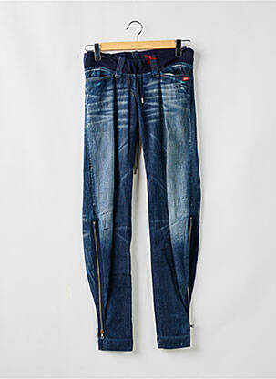 Jeans coupe slim stretch taille basse bleu MISS SIXTY femme