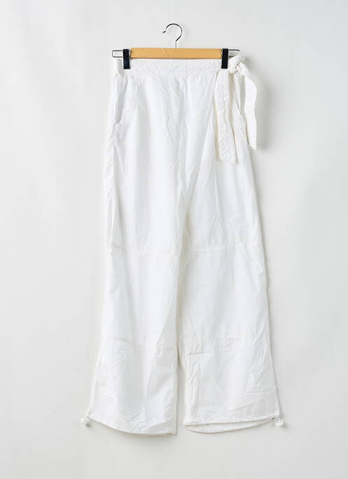Pantalon flare taille normale taille normale blanc KILLAH femme