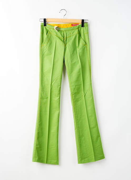 Pantalon flare vert MISS SIXTY pour femme