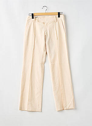 Pantalon droit tissage popeline taille normale beige MISS SIXTY femme