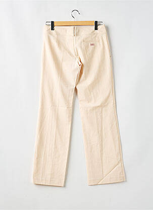 Pantalon droit tissage popeline taille normale beige MISS SIXTY femme