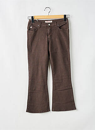 Pantalon 7/8 stretch taille normale marron MISS SIXTY femme