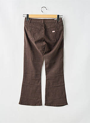 Pantalon 7/8 stretch taille normale marron MISS SIXTY femme