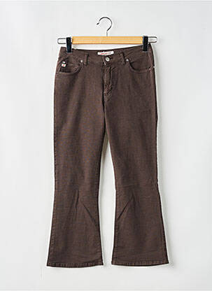 Pantalon 7/8 stretch taille normale marron MISS SIXTY femme