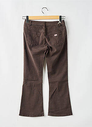 Pantalon 7/8 stretch taille normale marron MISS SIXTY femme