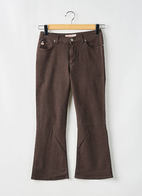 Pantalon 7/8 marron MISS SIXTY pour femme