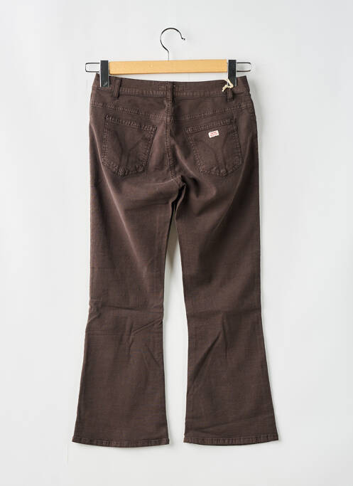 Pantalon 7/8 marron MISS SIXTY pour femme