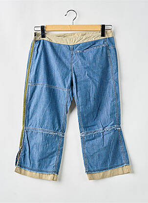 Pantacourt coupe droite taille normale bleu DIESEL femme
