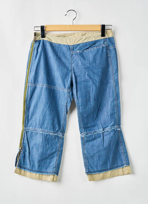Pantacourt coupe droite taille normale bleu DIESEL femme
