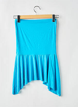 Jupe courte taille haute bleu KILLAH femme