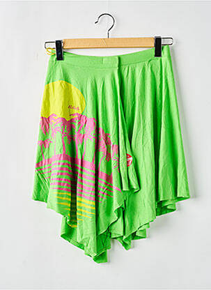 Jupe courte taille élastique vert KILLAH femme