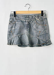 Mini-jupe délavé bleu KILLAH femme