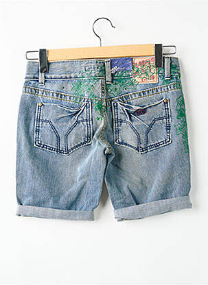 Bermuda slim taille basse bleu MISS SIXTY femme