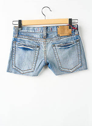 Short tissage denim taille basse bleu BRAY STEVE ALAN femme