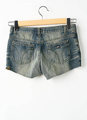 Short tissage denim taille basse bleu MISS SIXTY femme