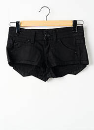 Short tissage denim taille basse noir MISS SIXTY femme