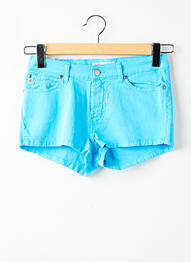 Short fermeture zippée sous rabat boutonné taille normale bleu MISS SIXTY femme