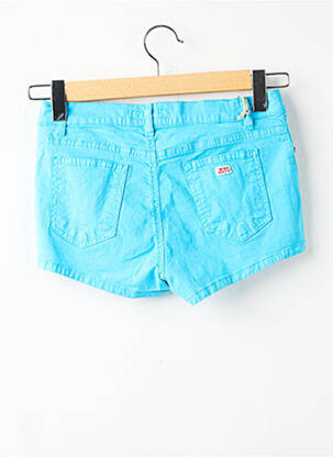 Short fermeture zippée sous rabat boutonné taille normale bleu MISS SIXTY femme
