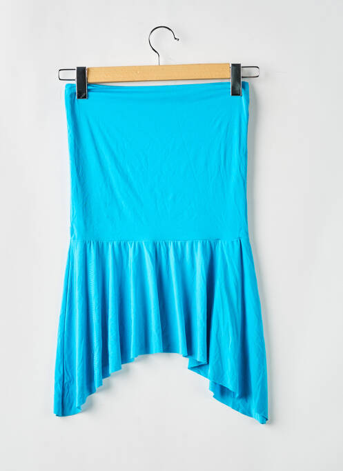 Jupe courte taille haute bleu KILLAH femme