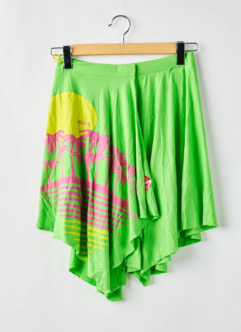 Jupe courte taille élastique vert KILLAH femme