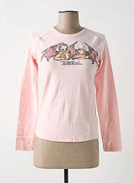 T-shirt manches longues manches longues rose KILLAH femme