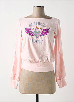 T-shirt manches longues manches longues rose KILLAH femme