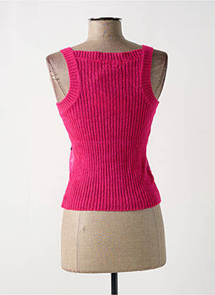 Pull stretch fines bretelles rose KILLAH femme