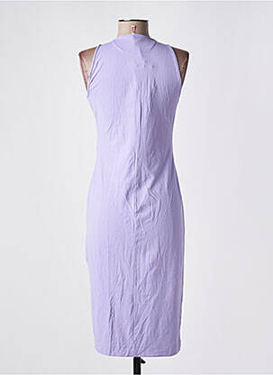 Robe mi-longue sans manche sans manche violet MISS SIXTY femme