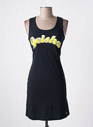 Robe courte col rond fines bretelles noir KILLAH femme