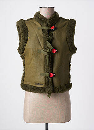 Veste casual coupe droite vert KILLAH femme