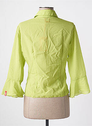 Chemisier coupe cintrée manches longues vert MISS SIXTY femme