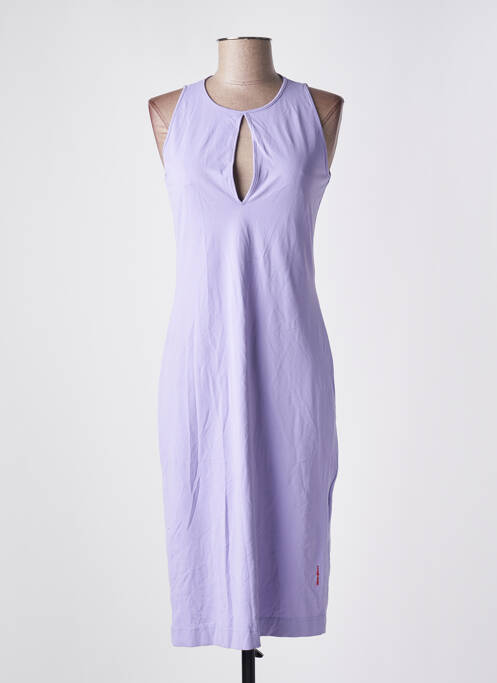 Robe mi-longue sans manche sans manche violet MISS SIXTY femme