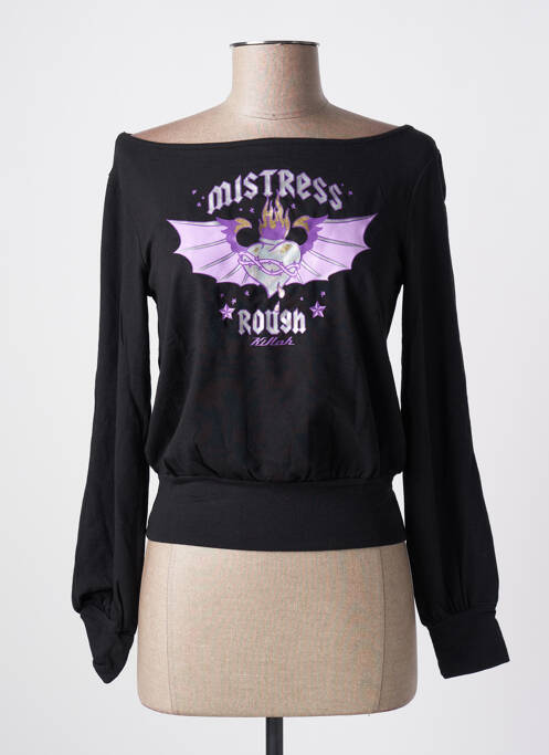 T-shirt manches longues manches longues noir KILLAH femme