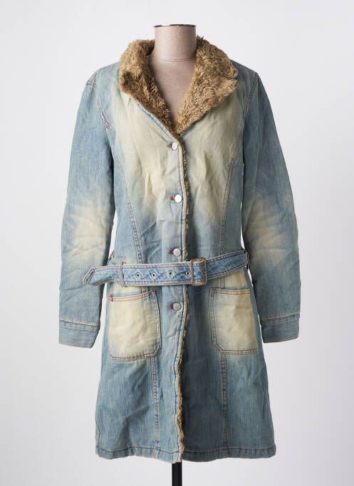 Manteau long bleu MISS SIXTY pour femme