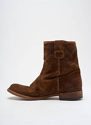 Bottines/boots nubuck talon plat jusqu'à 3cm marron KEEP femme