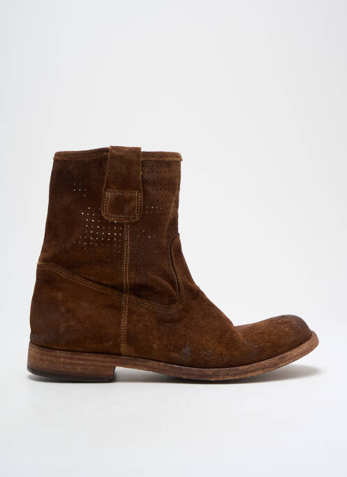 Bottines/boots nubuck talon plat jusqu'à 3cm marron KEEP femme