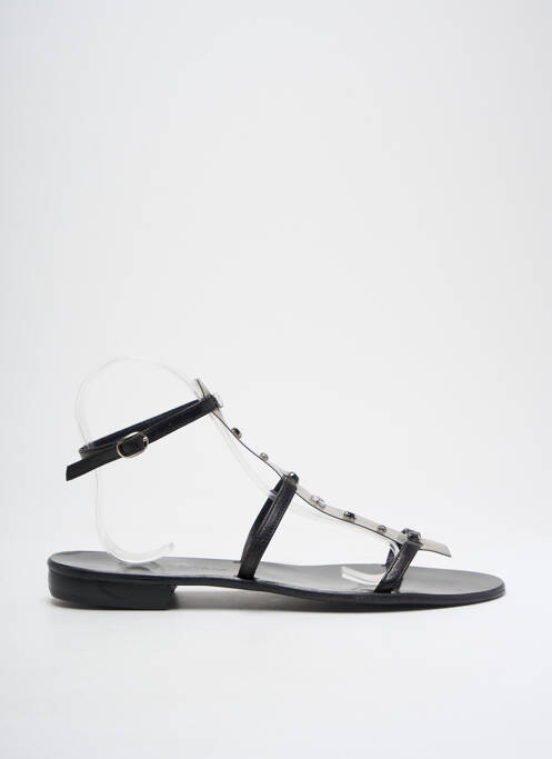 Sandales/Nu pieds noir PAOLA FRANI pour femme