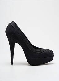 Escarpins tissage satiné talon haut de 10cm et plus noir NC1990 femme
