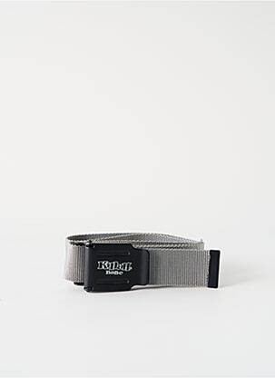 Ceinture fermeture sangle avec plaque en métal gris KILLAH femme