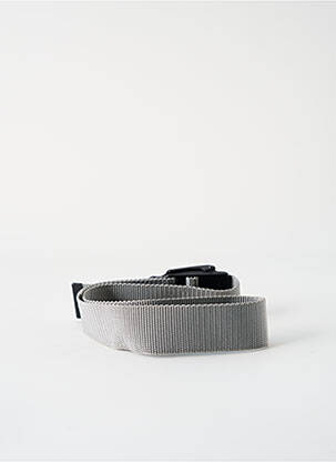 Ceinture fermeture sangle avec plaque en métal gris KILLAH femme