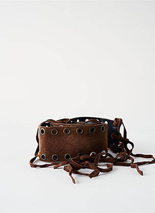 Ceinture coutures renforcées marron MISS SIXTY femme