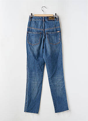 Jeans coupe droite taille haute taille haute bleu REIKO femme
