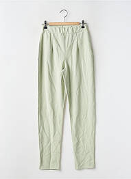 Pantalon slim taille élastique taille haute vert NASTY GAL femme