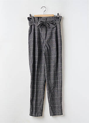 Pantalon droit coupe carotte taille haute gris PROMOD femme