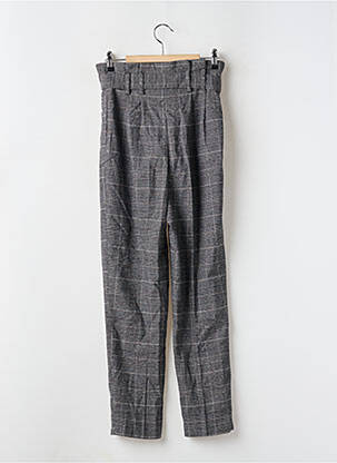 Pantalon droit coupe carotte taille haute gris PROMOD femme