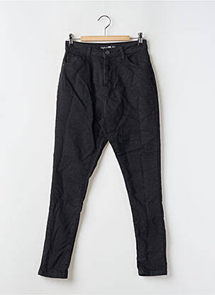Jeans skinny taille haute taille haute noir BOOHOO femme