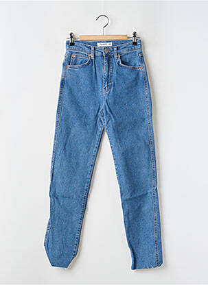 Jean coupe mom  taille haute bleu PULL & BEAR femme