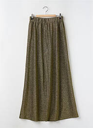 Pantalon large taille haute taille haute or KARMA KOMA femme