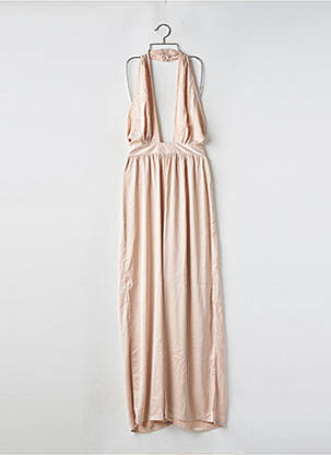 Combi-pantalon fermeture boutonnée au dos sans manche beige NASTY GAL femme