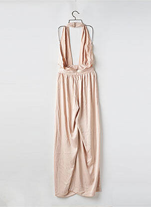 Combi-pantalon fermeture boutonnée au dos sans manche beige NASTY GAL femme